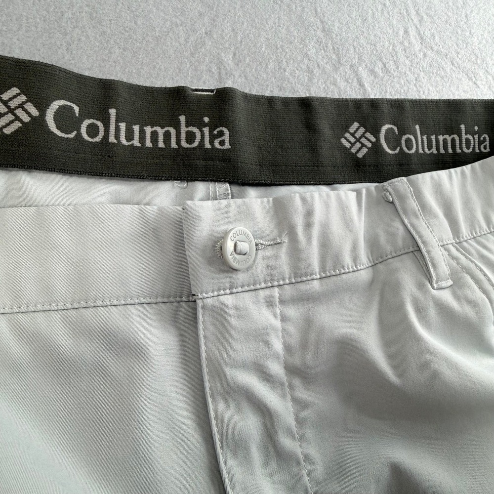 Columbia Golf Pants Mens 38x32 Gray Omni-Wick Lie Angle Performance Travel - Picture 4 of 8